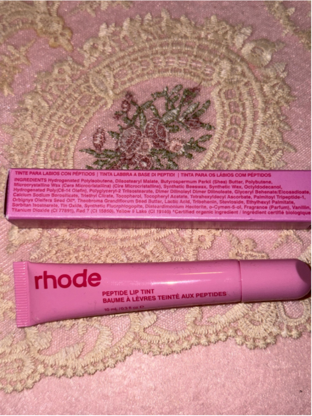 Women's rhode Peptide Lip Tint in Color Jelly Bean - Picture 2 of 8